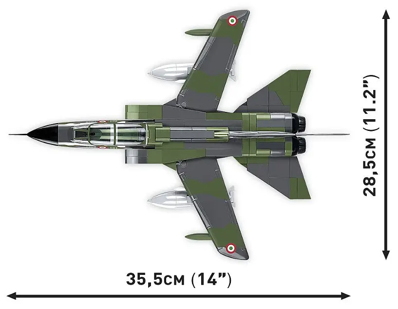 Конструктор Самолет истребитель Panavia Tornado IDS COBI 5894 - фото 8