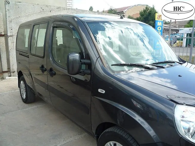 Дефлектори вікон вітровики для Fiat Doblo 2000-2010 2D-2 шт - фото 2