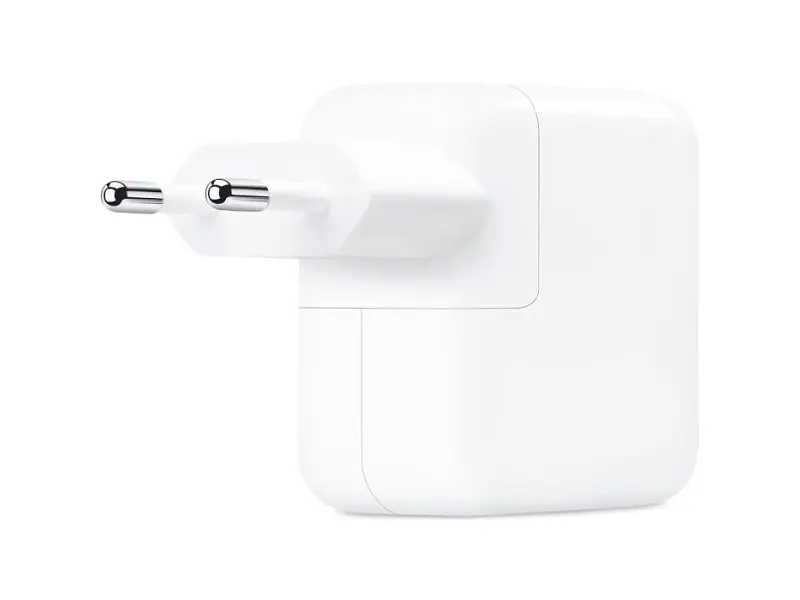 Мережевий зарядний пристрій Apple A2676 35 W Dual USB-C White (MW2K3) - фото 3