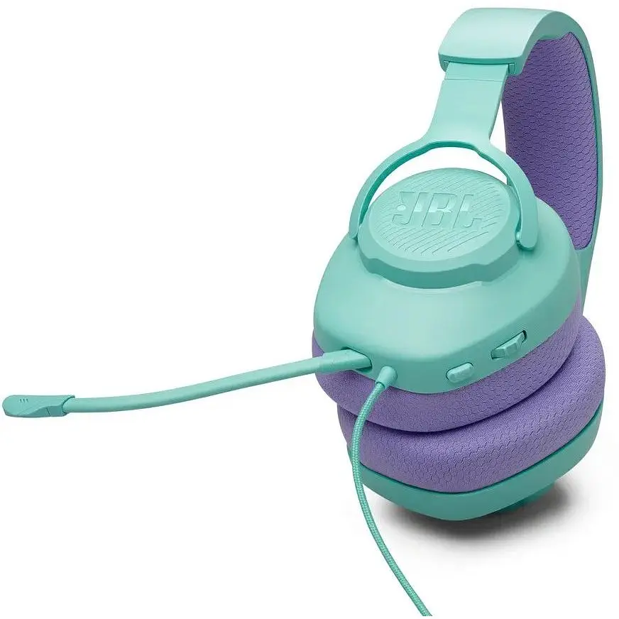Навушники JBL Quantum 100M2 Cyan (JBLQTUM100M2CYN) - фото 7