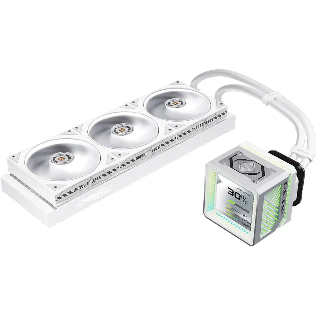 СВО ASRock Steel Legend 360 LCD White (Steel Legend 360 LCD) - фото 3