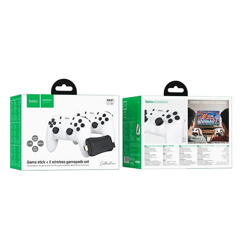 Набір відеоігор з контролерами HOCO Collection game box+two wireless gamepads set GA31 |2.4G, HDTV| - фото 2