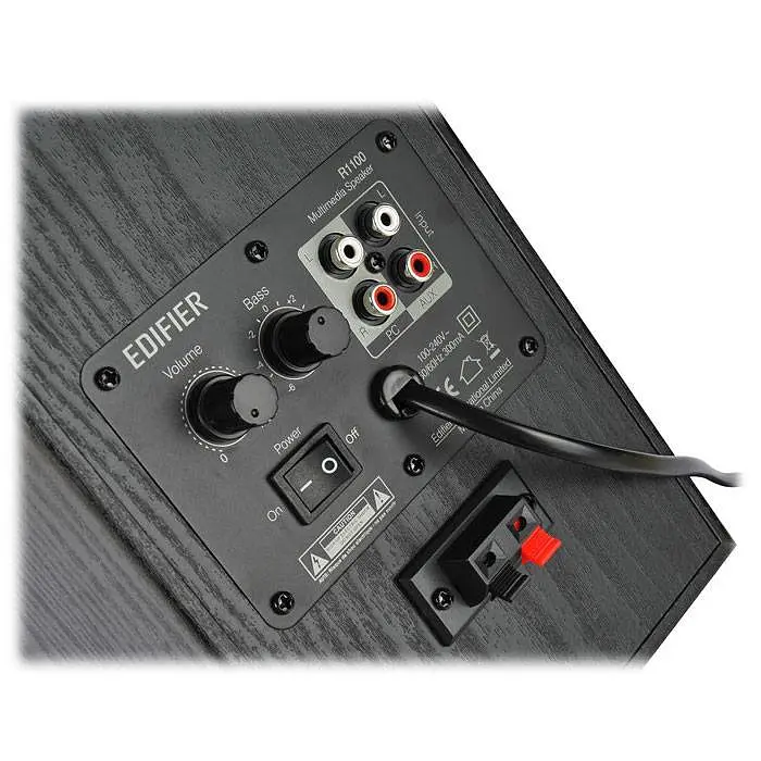 Акустическая система Edifier 2.0 R1100 Black (R1100) - фото 4