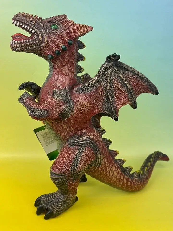 Фигурка Дракон Dino Toys со звуком, коричнево-зелёный - фото 5