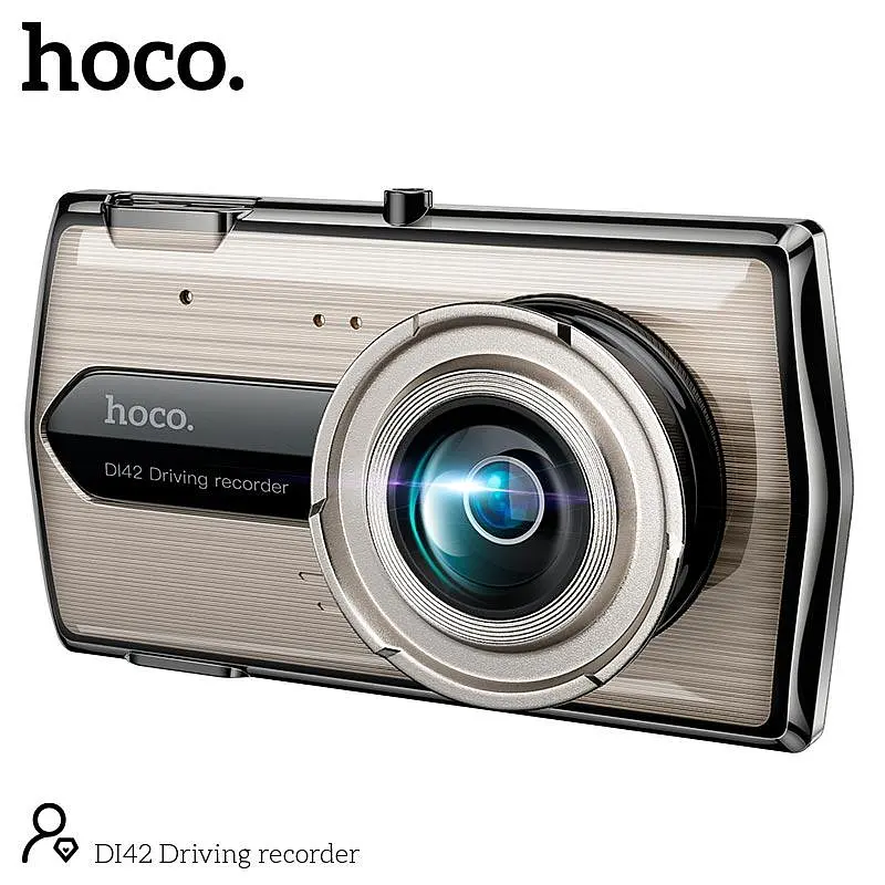 Відеореєстратор HOCO DI42 Driving recorder with rear camera (комплект із задньою камерою) - фото 2