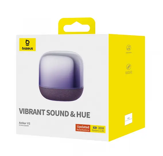 Колонка Baseus AeQur V2 Wireless Speaker Фіолетова A20056200521-00 - фото 3