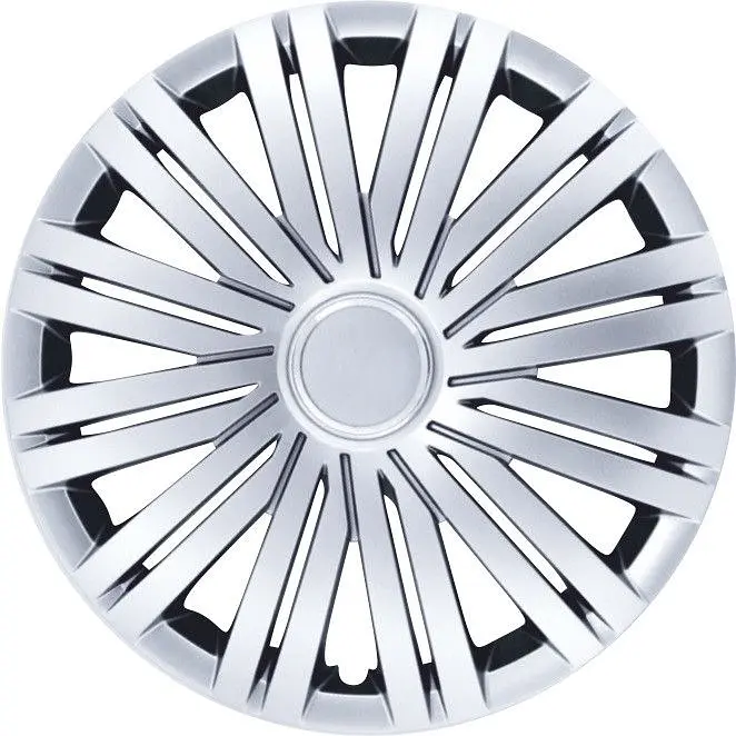Ковпак колеса з емблемою Volkswagen SKS339 R15 сірий з логотипом на вибір 4 шт