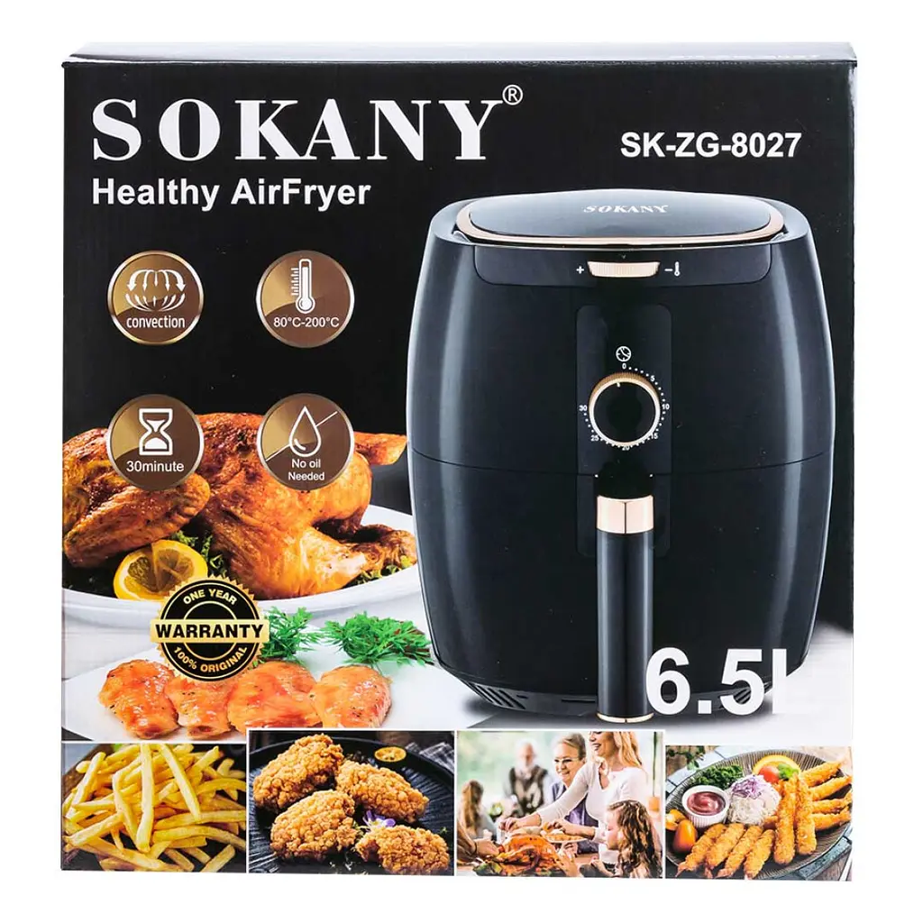 Мультипіч-аерофритюрниця Sokany SK-8027 6,5 л - фото 10
