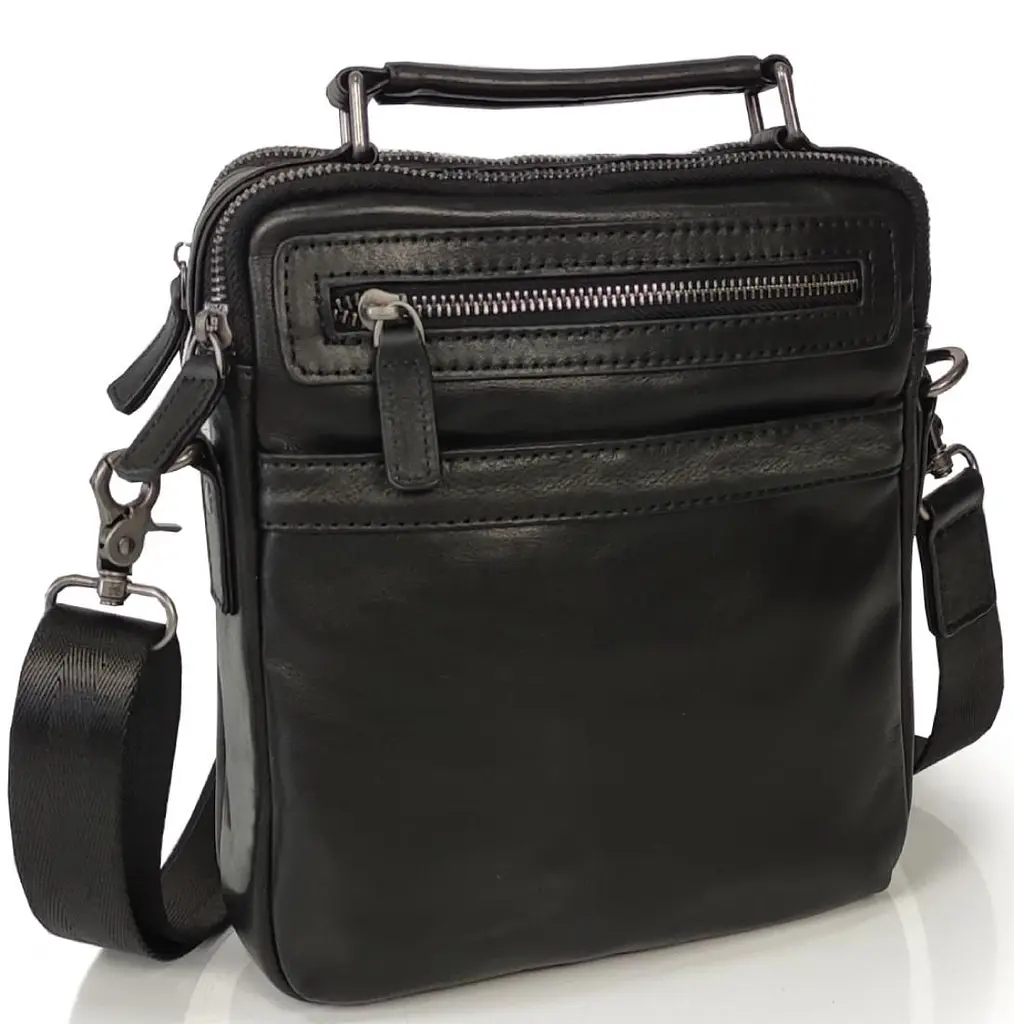 Чоловіча сумка з м'якої шкіри Tiding Bag S-JMD10-161-1A - фото 4