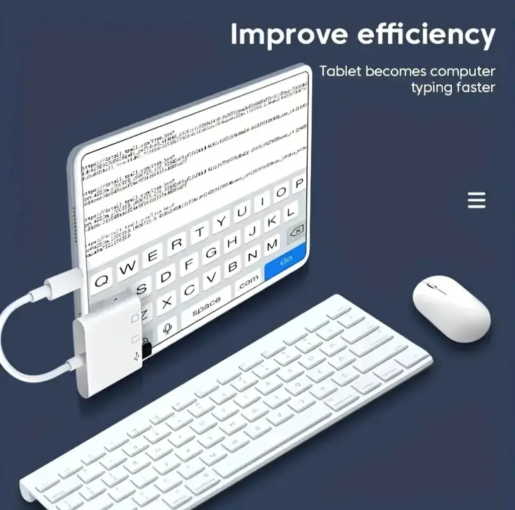 Универсальный кардридер 3-в-1 (SD/TF/CF) с Type-C и USB-портами, OTG-адаптер для телефонов, ноутбуков и др. - фото 6
