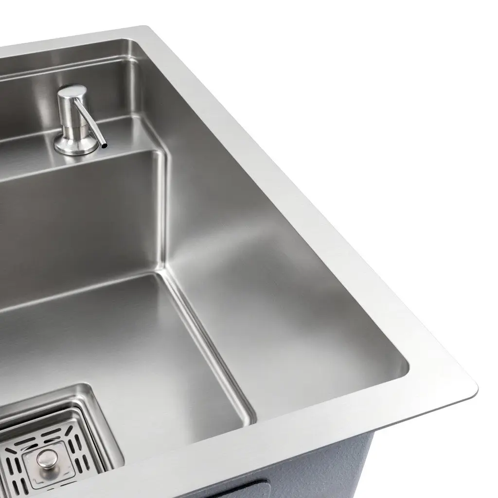Кухонная мойка Platinum TZ скрытая нержавейка 40x50 - фото 8