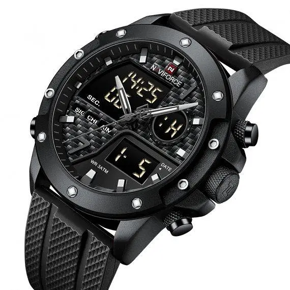 Годинник чоловічий наручний Naviforce Concept (Чорний) - фото 2