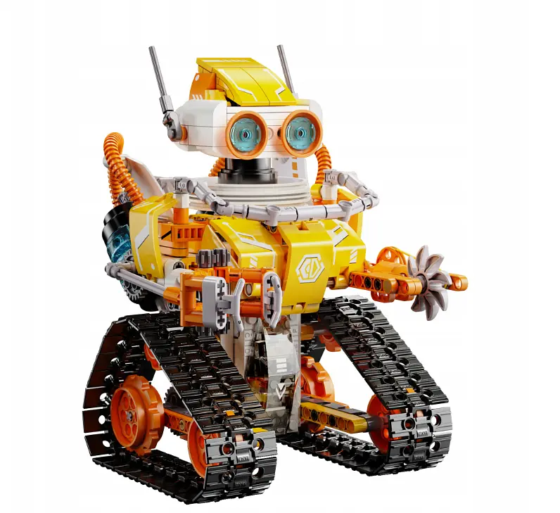 Конструктор робот програмований STEM-робот 3 в 1 Robot  W - bot CaDa з пультом і додатком робот-трансформер для дітей на радіокеруванні, 455 деталі - фото 2