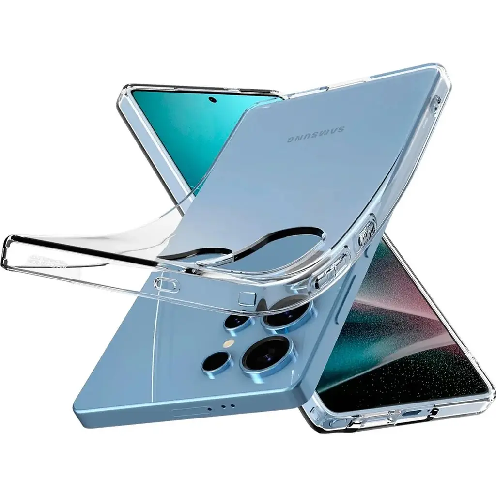 Чохол Spigen Liquid Crystal для Samsung Galaxy S25 Ultra Crystal Clear (ACS08948) [126593] - фото 8