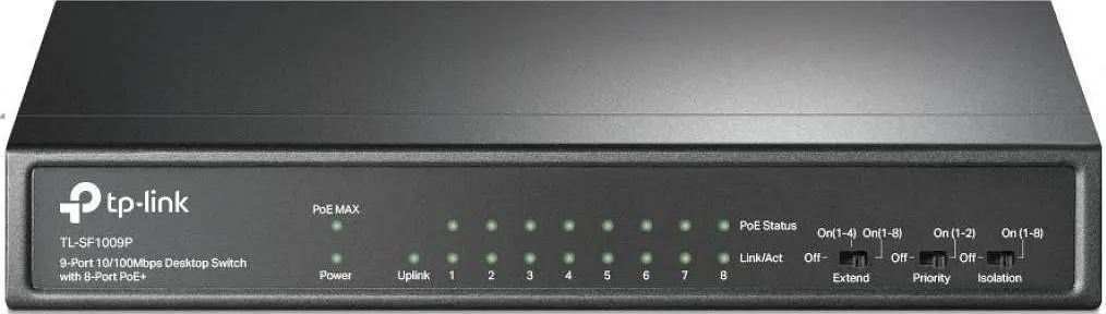 Комутатор мережевий TP-Link TL-SF1009P