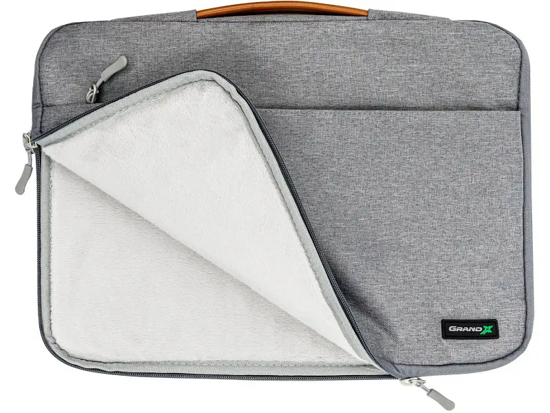 Чохол-сумка для ноутбука Grand-X SLX 14″ Grey (SLX-14G) - фото 3
