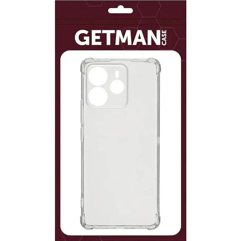 Чохол GETMAN Ease logo Full Camera для Redmi Note 14 4G Transparent [145047] - фото 3