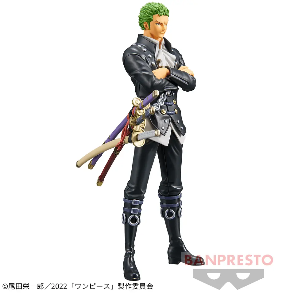 Фигурка Bandai Spirits The Grandline Men One Piece Roronoa Zoro Ван Пис Ророноа Зоро 17см BS TGM OP RZ - фото 3