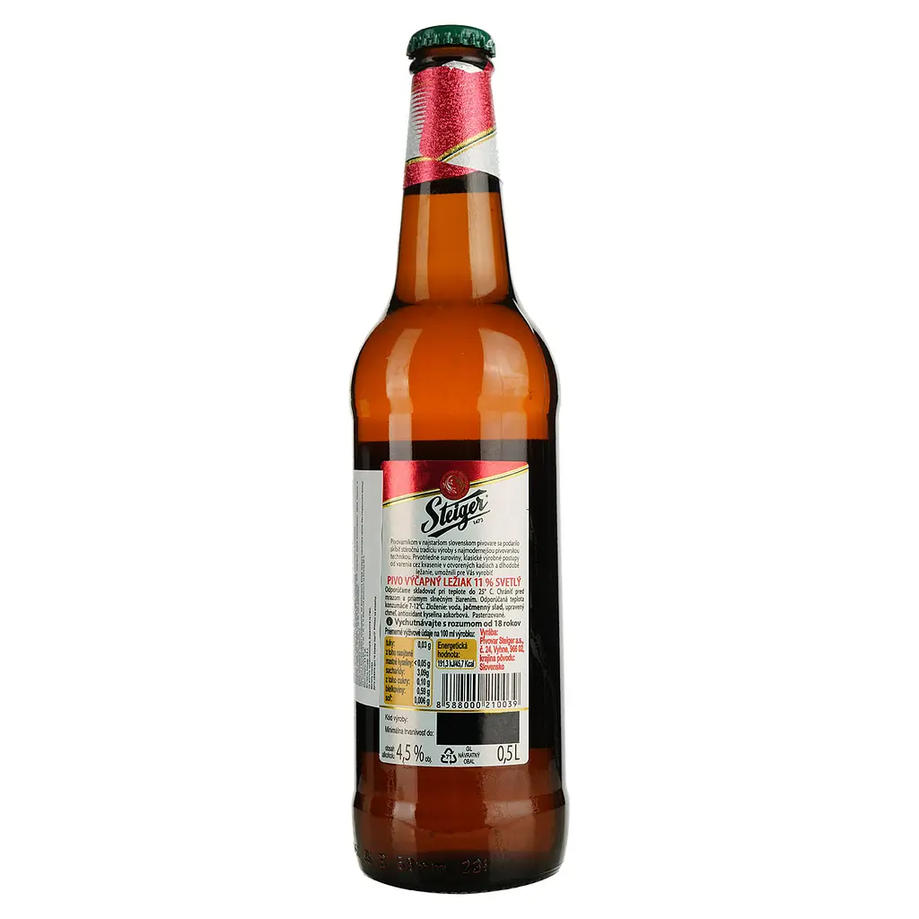 Пиво Steiger світле фільтроване 4.5% 0.5 л - фото 4