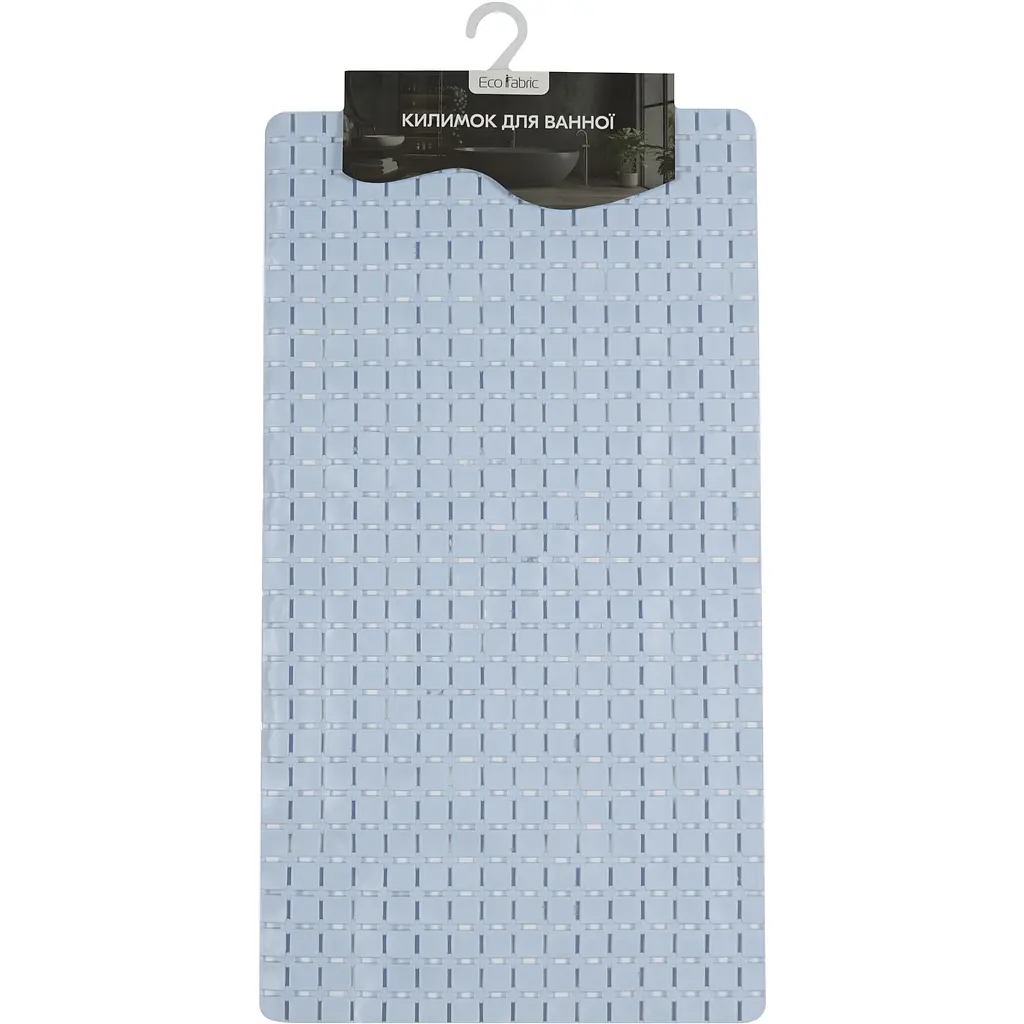Килимок для ванної Eco Fabric Мозаїка 69х38 см блакитний (6938-003) - фото 3