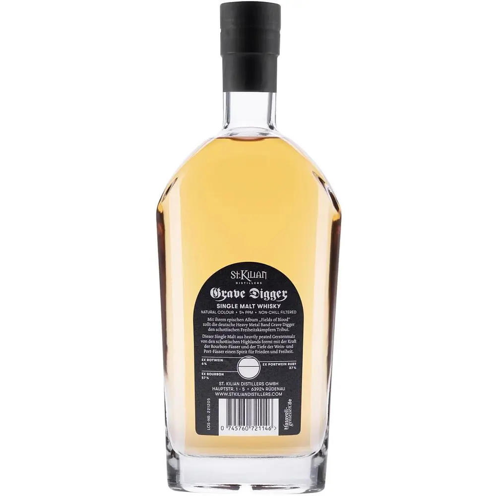 Виски St.Kilian Grave Digger Field of Blood Single Malt 47% 0.7 л - фото 2