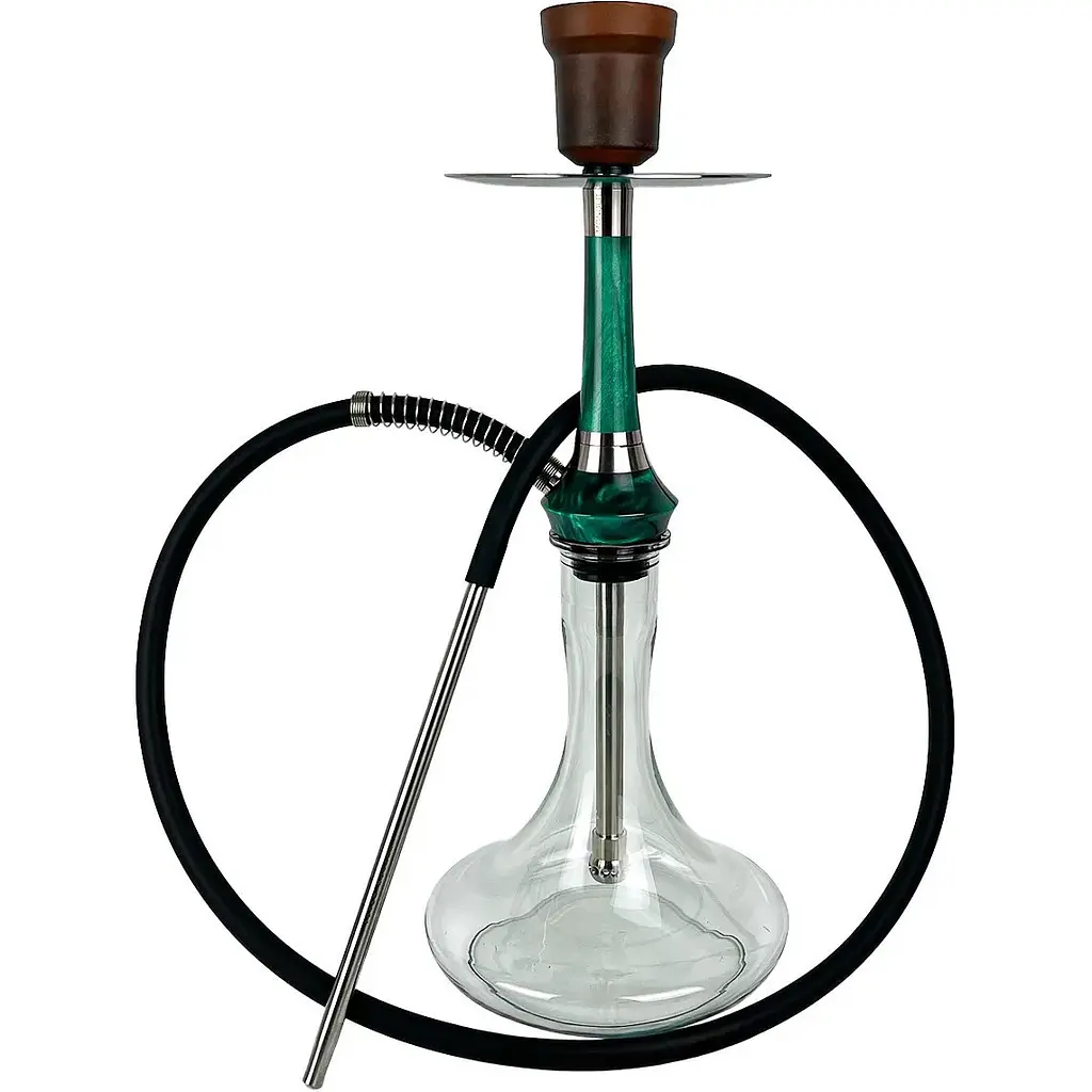 Кальян Totem Hookah Monolit Optima Emerald Green Craft Clear - фото 2