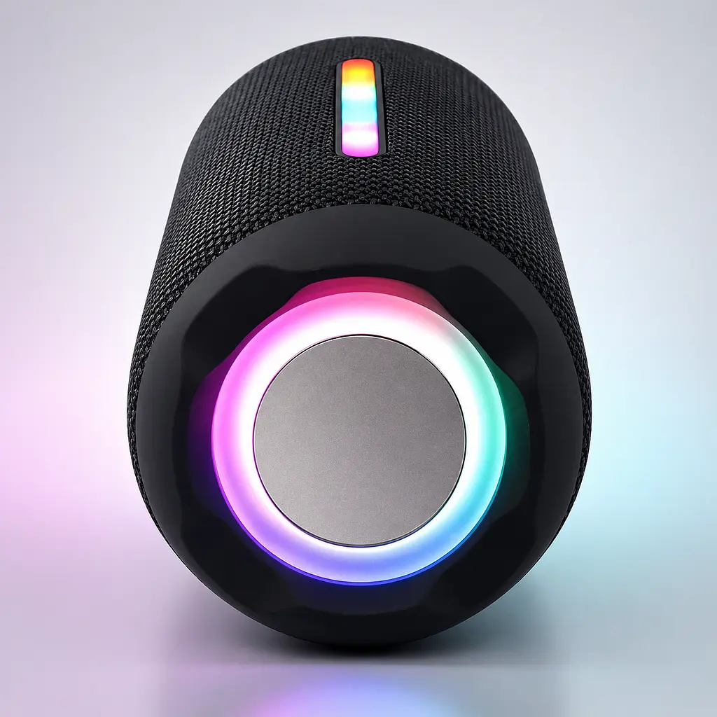 Портативна Bluetooth колонка JC-500 10 Вт з RGB LED підсвічуванням, акумуляторна бездротова міні-колонка - фото 5
