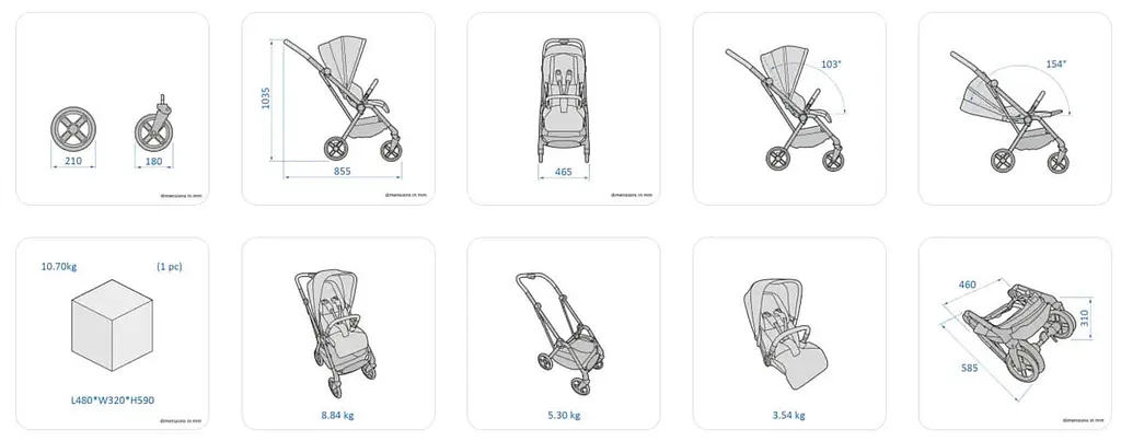 Коляска прогулочная Maxi-Cosi Leona2 Twillic Truffle (1204470110) - фото 11