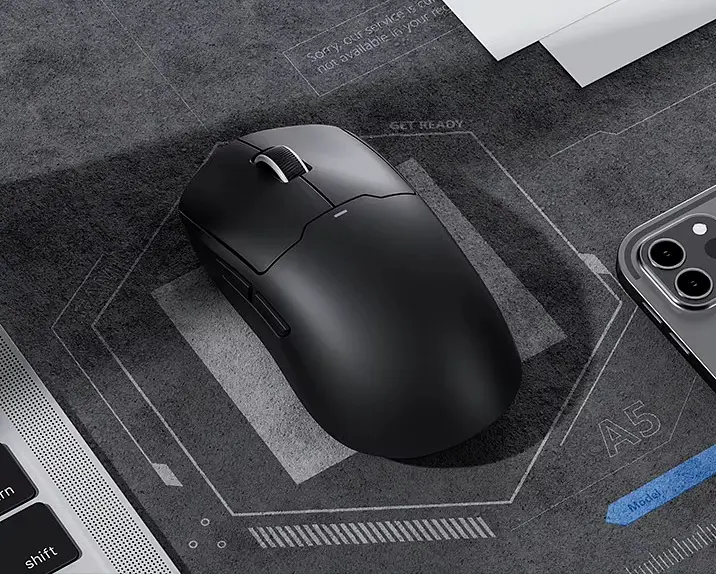 Компьютерная мышь MCHOSE A5 v2 Ultra беспроводная игровая PAW3395, 26000 DPI 2,4G+Bluetooth Black - фото 4