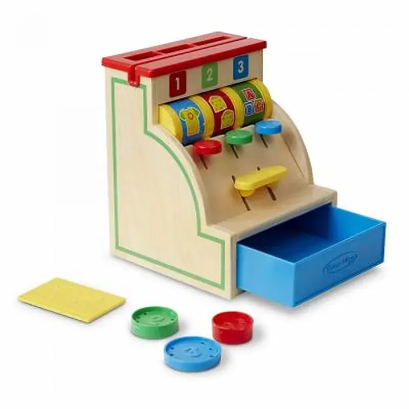 Розвиваюча іграшка Melissa&Doug Перший дерев'яний касовий аппарат (MD3378) - фото 3