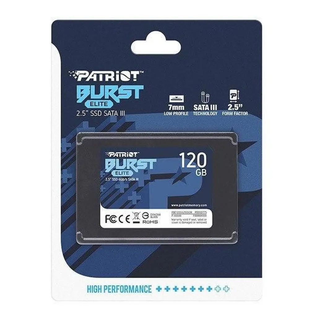 Накопичувач SSD 2.5" 120GB Burst Elite Patriot (PBE120GS25SSDR) - фото 3