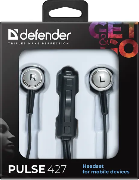 Гарнітура Defender Pulse 427 Black/Silver (63427) - фото 3