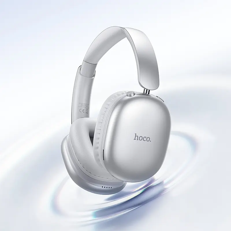 Бездротові накладні навушники HOCO W73 Graceful BT headphones(App) Silver - фото 6