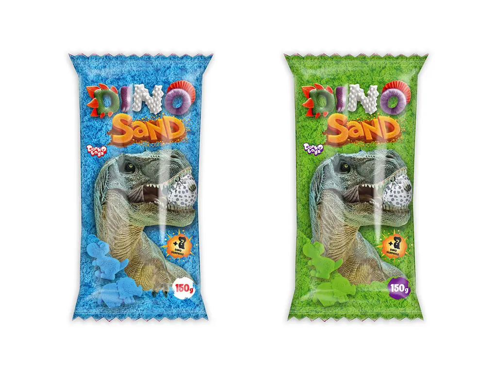 Набор для творчества Кинетический песок Dino Sand, 150 г, Danko Toys - фото 2