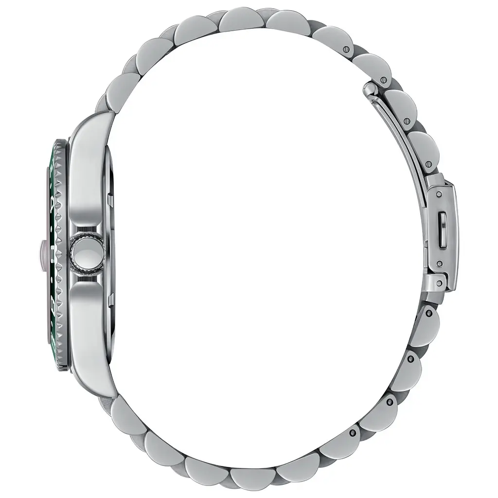 Наручний годинник чоловічий Lee Cooper Daytona Green Сріблястий (3432) - фото 4