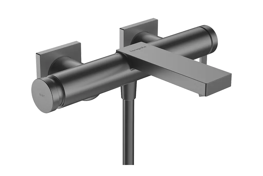 Змішувач для ванни Hansgrohe Tecturis E brushed black chrome 73420340