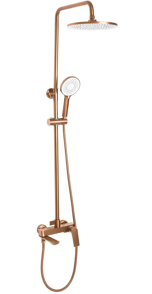 Душова система з виливом Rea Avalon brushed copper REA-P2418 - фото 2