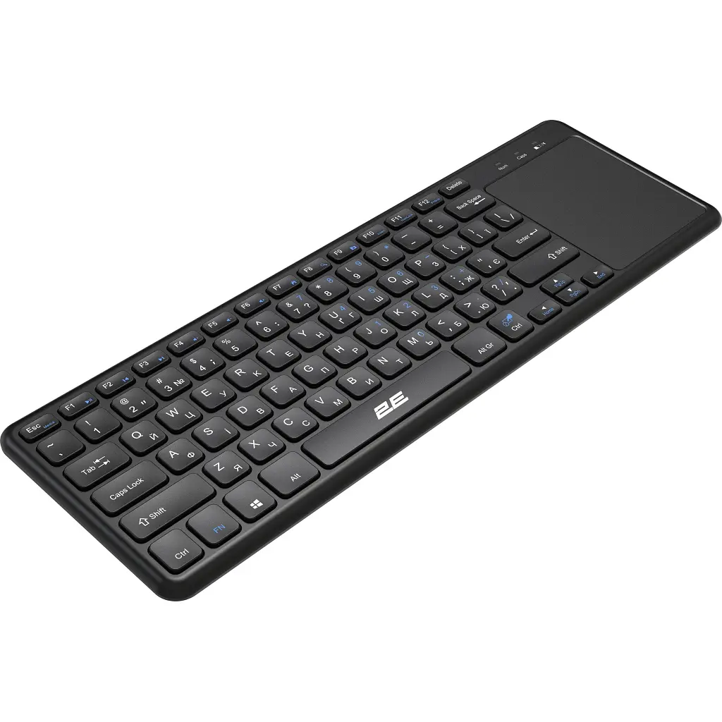 Клавиатура 2E KT100 Touch Wireless UA Black (2E-KT100WB_UA) - фото 3