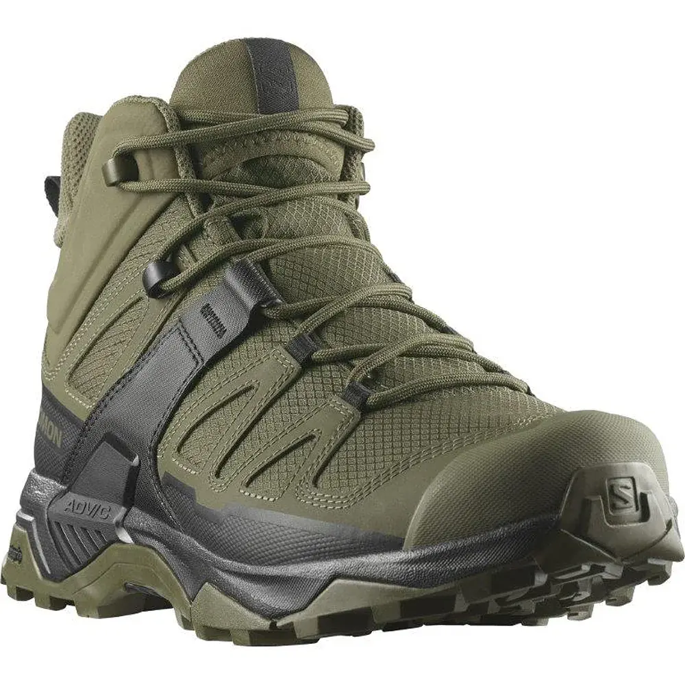 Ботинки Salomon X Ultra Forces Mid 8 Green Black - фото 3