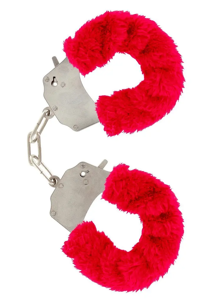 Наручники ToyJoy Furry Fun Cuffs (червоний)