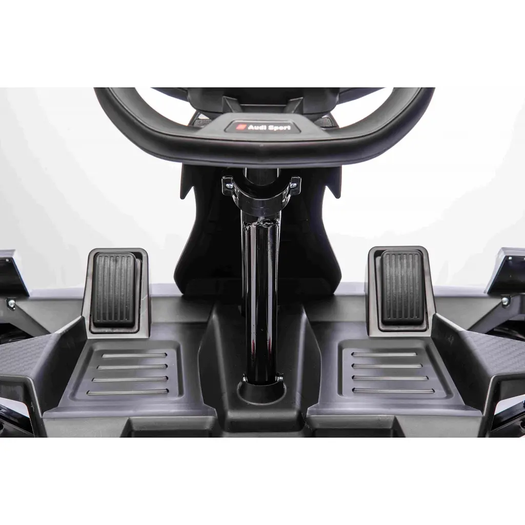 Детский электромобиль-карт Ramiz с функцией дрифта Gokart Audi 24 В, White (PA.AHL007A.BIA) - фото 6