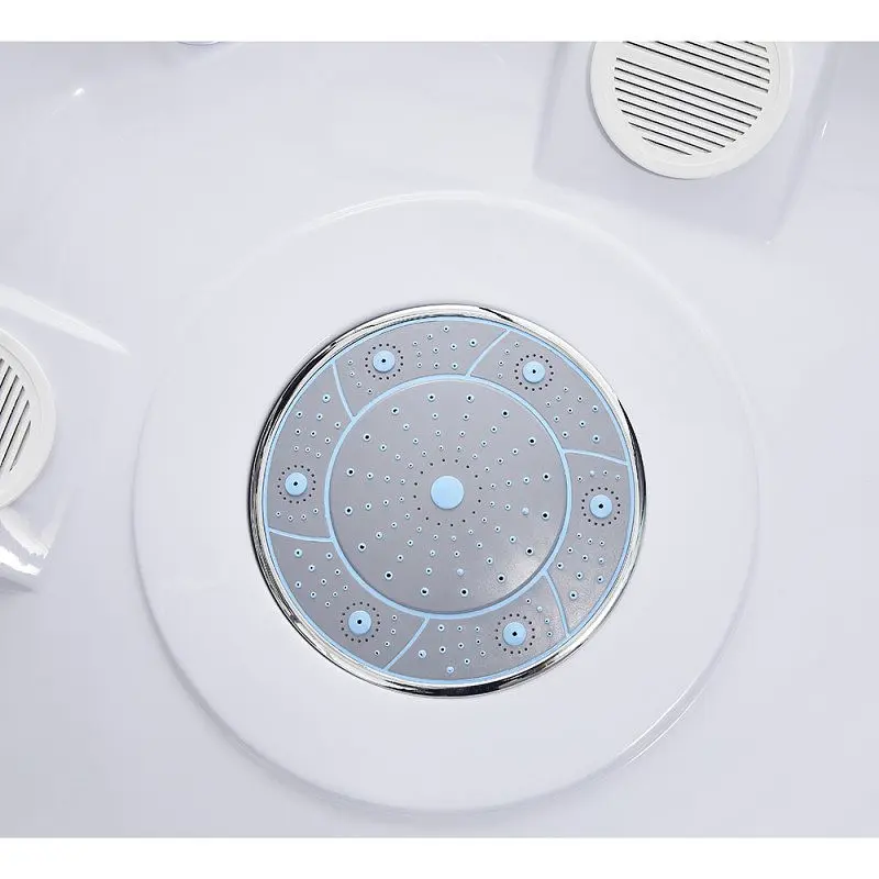 Душовий бокс Lidz Tani SB90x90.SAT.HIGH.FR Frost, Хром матовый, матовий, хром матовий - фото 7