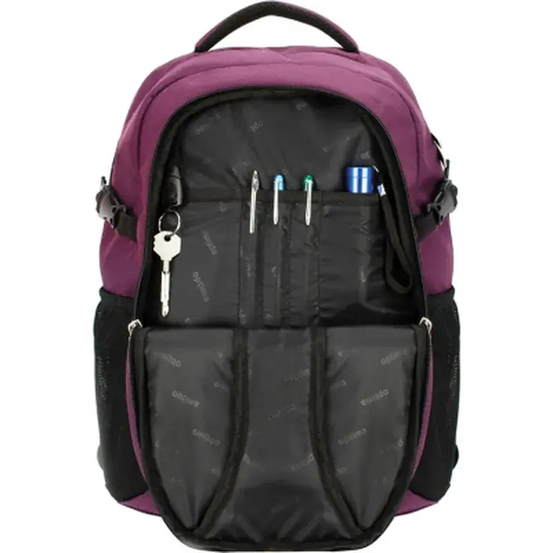 Рюкзак шкільний Optima 18.5" 2 в 1 Фіолетовий (O96908-03) - фото 6