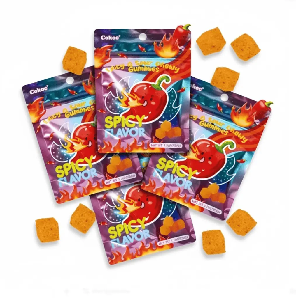 Жувальні цукерки Cokoc Spicy Sour Chewy Gummies 100г - фото 3