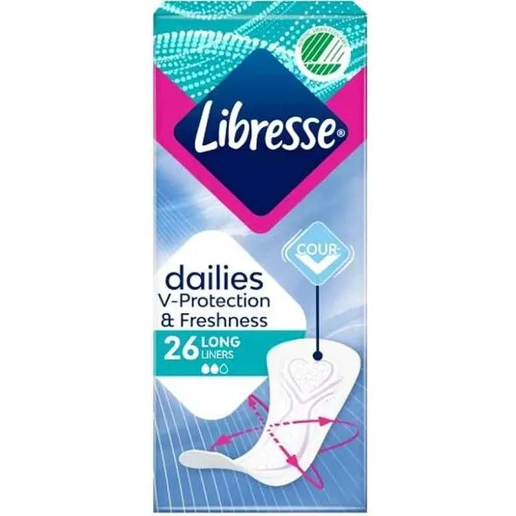 Прокладки щоденні Libresse 26шт Dailies Fresh Long