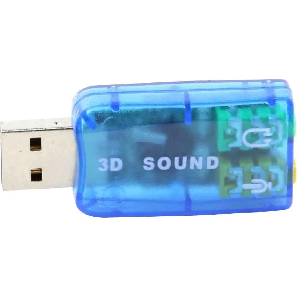 Звукова карта Dynamode USB-SOUNDCARD 2.0 Blue [97521] - фото 3