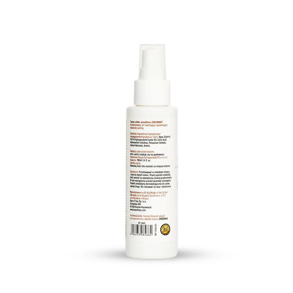 Інтимний гель-лубрикант - MyLove Taste Slide Sensitive Coconut, 100 мл - фото 9