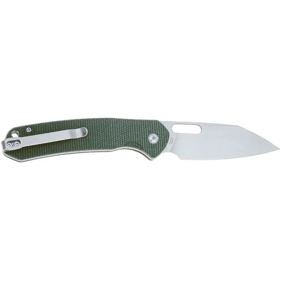 Ніж CJRB Pyrite Wharncliffe Micarta Green (J1925A-MGN) - фото 2