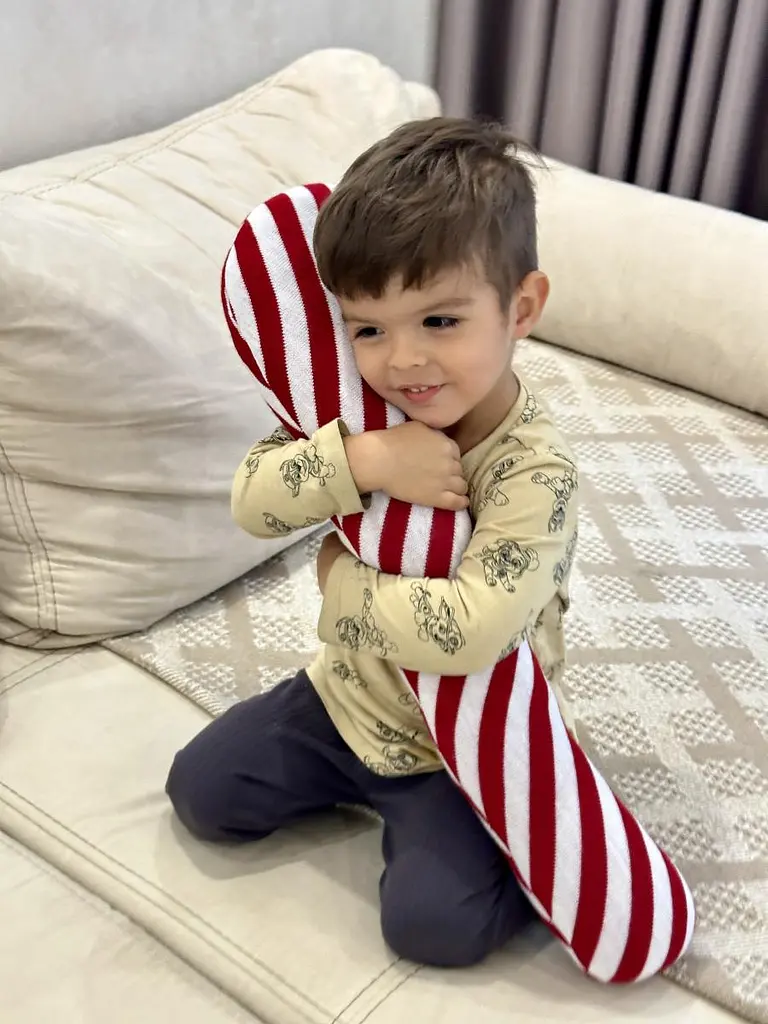 Декоративна подушка Прованс новорічна Тростина 60 см (38425) - фото 2