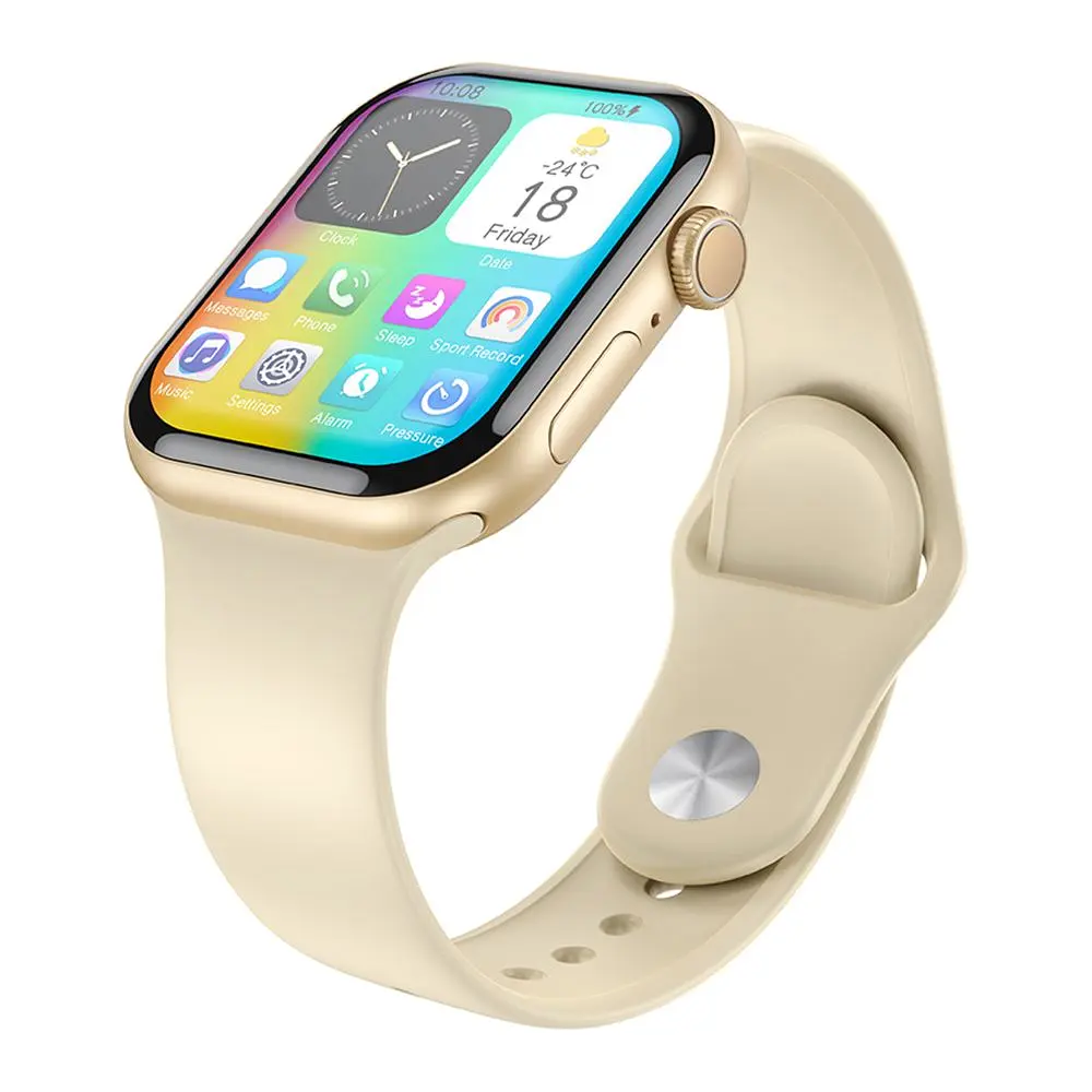 Розумний годинник XO W10 Pro AMOLED Bluetooth V3.0/5.0 Gold - фото 2